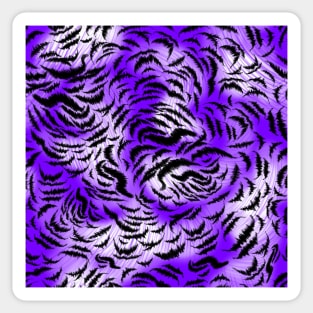 Purple leo skin texture Sticker